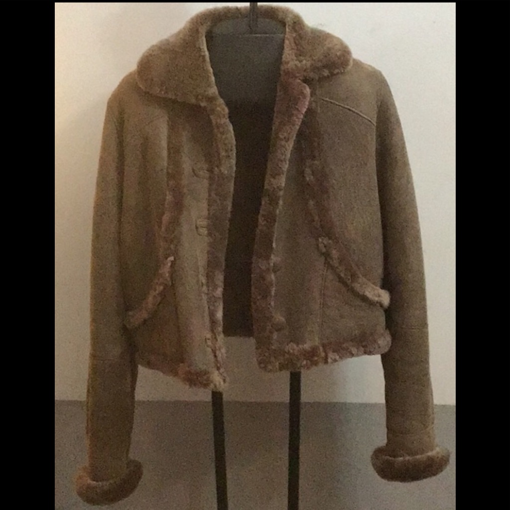 Shearling Cropped Jacket